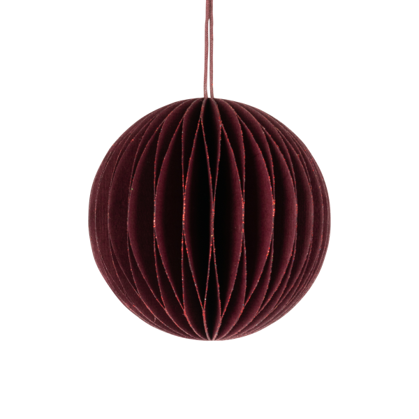 Rød Kugle 7.5 cm.