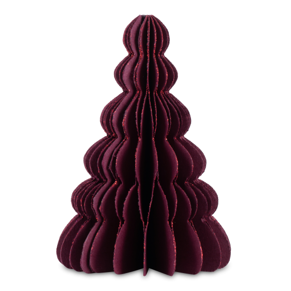 Rødt Juletræ 15 cm