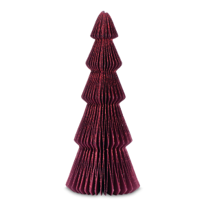 Rødt Juletræ 21.5 cm.