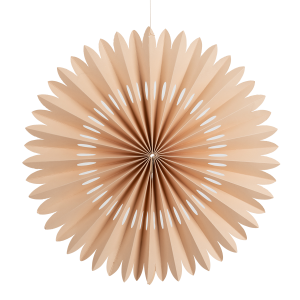 Vifte i Genbrugspapir - Nude 35 cm.