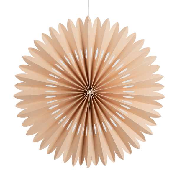 Vifte i Genbrugspapir - Nude 35 cm.