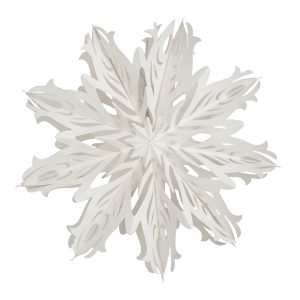 Astrid papirstjerne 44 cm, hvid