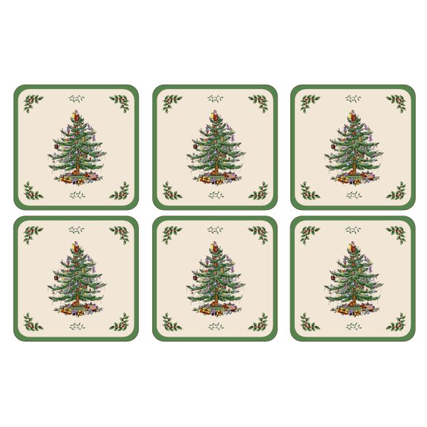Christmas Tree glasbrikker, 6 stk.