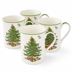 Christmas Tree krus, 4 stk.