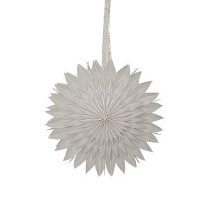 Dis papirsstjerne, 50 cm, hvid