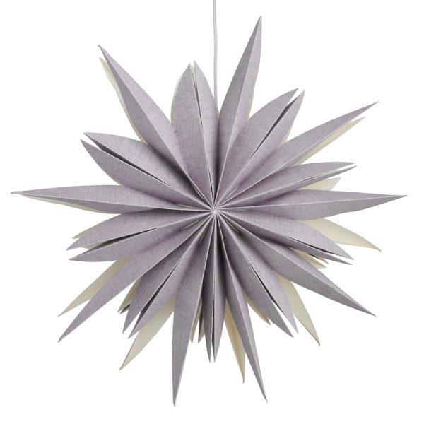 Fiona julestjerne 65 cm, lavender