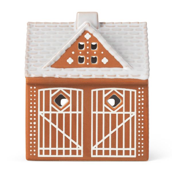 Gingerbread lyshus julestad 11,5 cm