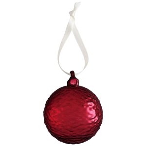 Gry juletræskugler 8 cm, deep red