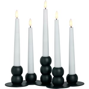 Lykke LED adventsstage, sort