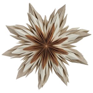 Marta julestjerne, 44 cm, brun