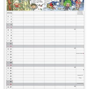 Mayland Studie Familiekalender Otto Dickmeiss & Lilja Scherfig A3 2025/2026