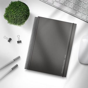 Mayland Studie Organizer & Notes A5 ugekalender sort 2025/2026