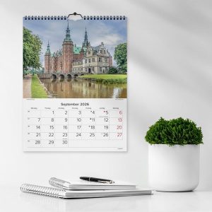 Mayland Vægkalender Danske slotte 2026