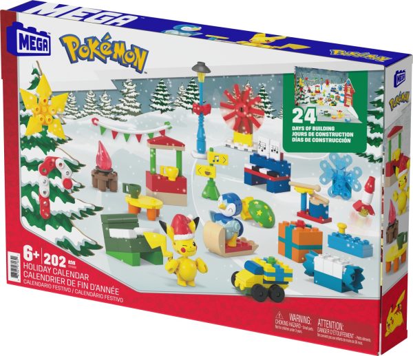 Mega - Pokémon Julekalender Med Byggesæt