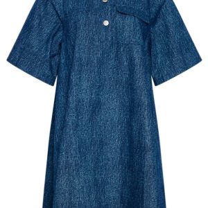 Noella - Kjole - Jozie Dress - Blue Snow Wash