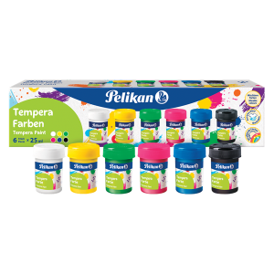 Pelikan Tempera Maling 25ml, 6 farver