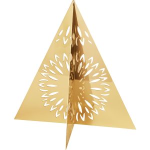 Seasonal Juletræ guld lille