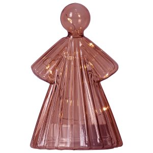 Sirius - Alberte Engel H14cm Bordeaux, 10LED