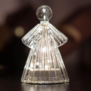 Sirius - Alberte Engel H14cm Klar/Hvid, 10LED