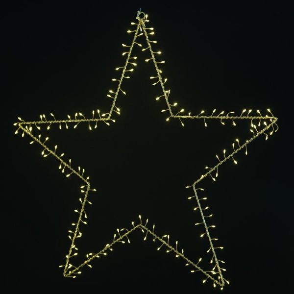 Sirius - Liva Cluster Stjerne, 190LED, Guld