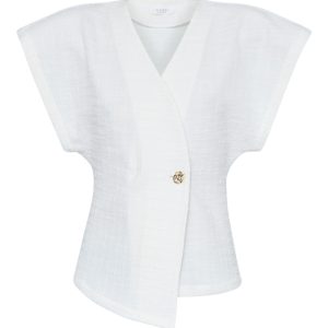 Sisters Point - Bluse - EVELA-VE - Cream