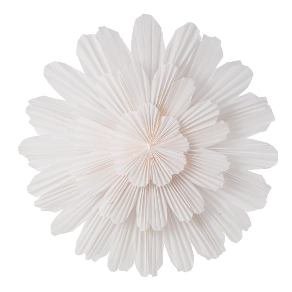 Snöblomma julestjerne 100 cm, hvid