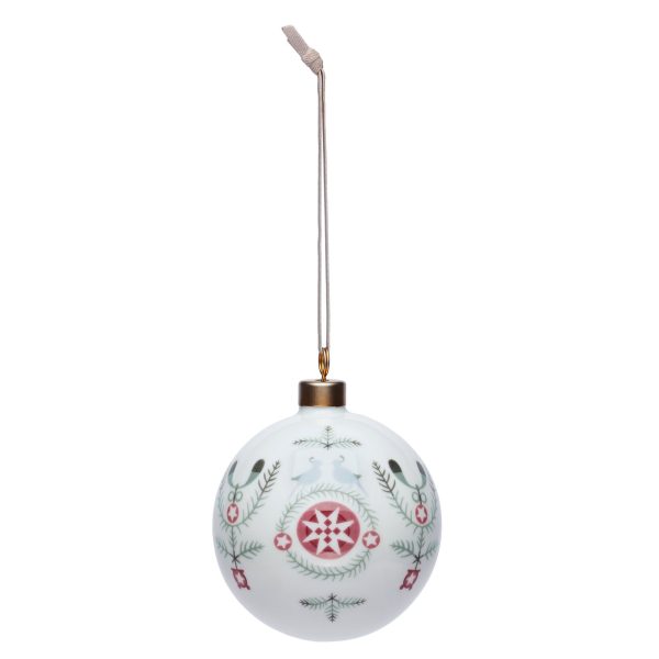 Swedish Grace Winter julekugle 8 cm