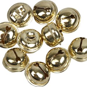 Bjælder - ø 13+15+17 Mm - Guld - 12 Assorterede