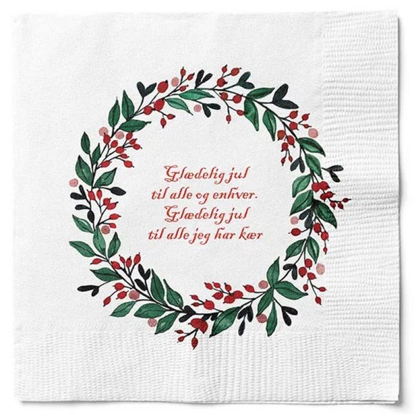 Glædelig Jul Servietter