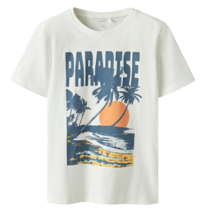 Guppy Joni Børne T-shirt - Star White - 122/128