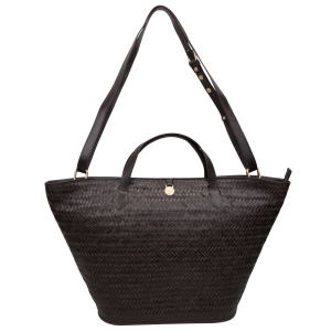 Lucca Flora shopper - mørkebrun