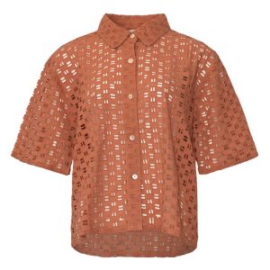 Noella - Bluse - Kealy Shirt - Terracotta