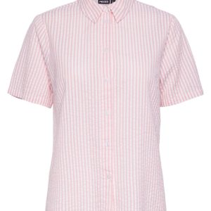 Pieces - Skjorte - PC Sally Ss Shirt - Pastel Lavender