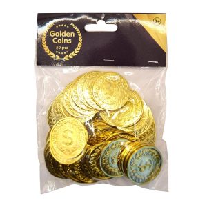Pocket Money Golden Coins 50 pcs