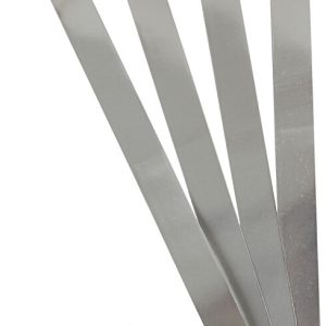 Stjernestrimler - L 73 Cm - ø 11,5 Cm - B 25 Mm - Sølv - 100 Strimler