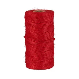 Ib Laursen - 100 m. rød jute snor