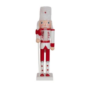 Nøddeknækker figur 38 cm - Klassisk nøddeknækker med økse