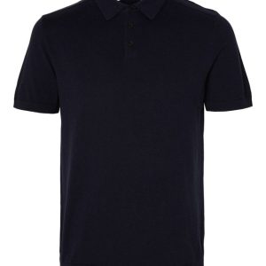 SLHBERG SS KNIT POLO NOOS