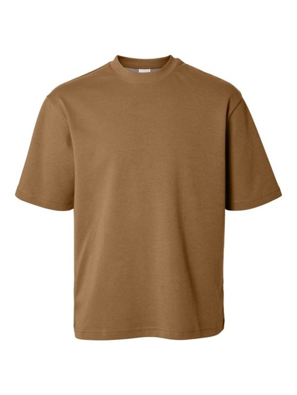 SLHLOOSEOSCAR SS O-NECK TEE NOOS