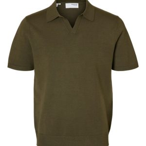 SLHTELLER SS KNIT POLO NOOS