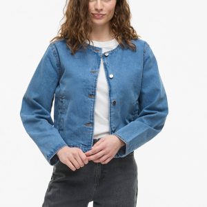 Vireba denimjakke - Light Blue Denim