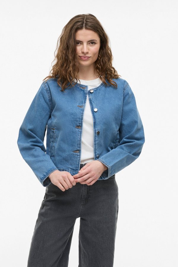 Vireba denimjakke - Light Blue Denim